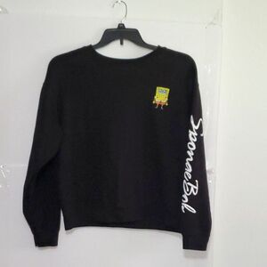 A Spongebob Squarepants Nickolodeon Women's Sweatshirt Embroidered Applique XL